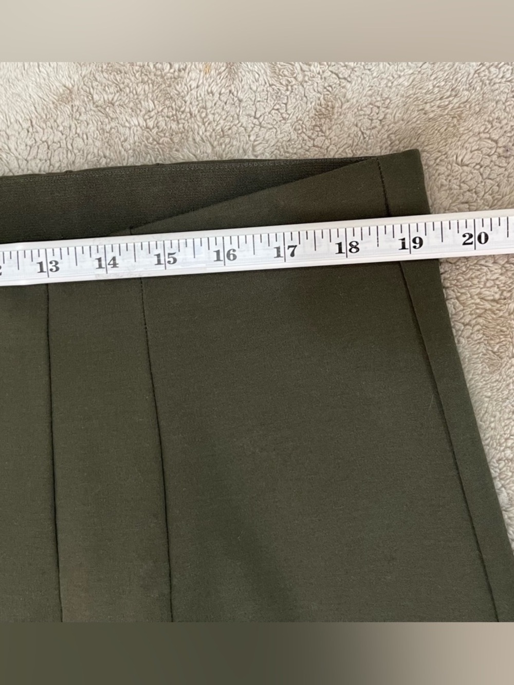 Banana Republic Women’s Size XXL High Rise Wide Leg Pants Olive Green - Picture 4 of 13